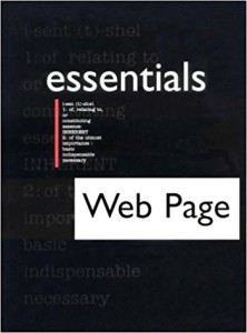 Web page Essentials